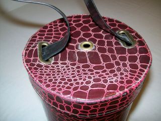 Vintage Snakeskin Pattern Yarn Caddy Holder Dispenser for Knitting or Crocheting 3