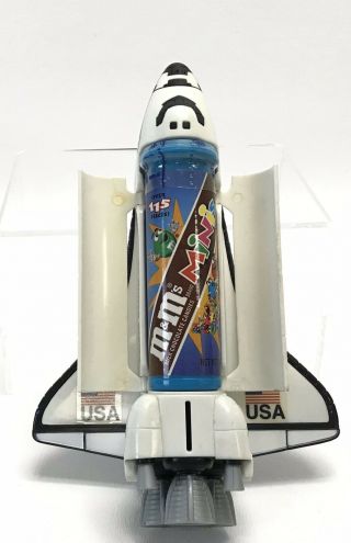 Vintage M&M’s Candies Space Ship USA 8” X 5” With Candy 3