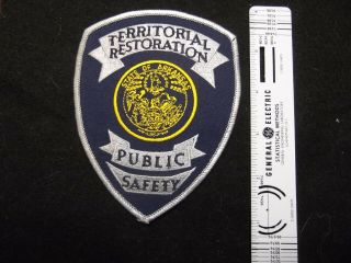 Arkansas Sate Park Police Territorial Restoration