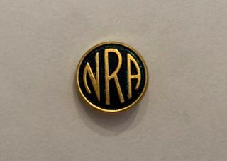 Vintage Nra National Riffle Association Gallery Lapel Hat Pin Pinback