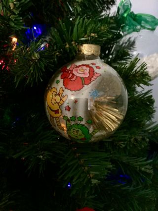 1985 Hallmark Rainbow Brite And Friends Glass Bulb Christmas Ornament