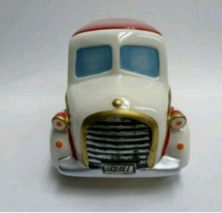 MRS.  FIELDS Ceramic Delivery Truck Cookie Jar Quill 9 