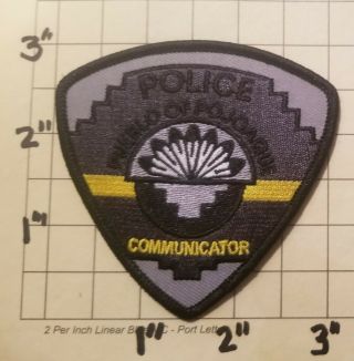 Pojoaque (santa Fe,  Nm) Police Department Communicator Patch