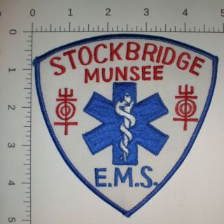 Wi Wisconsin Stockbridge Munsee Indian Tribe Ems Tribal Police Fire Dps Patch