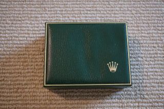 Rolex Vintage Green Box 10.  00.  01 Swiss Made Dates 1970 