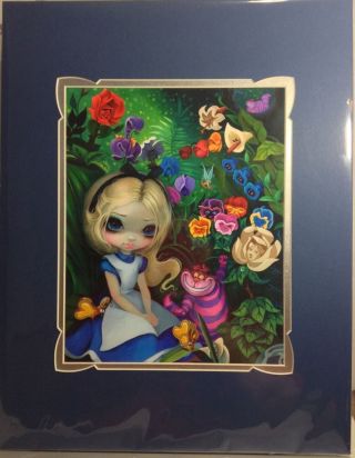 Disney Wonderground Alice In The Garden Deluxe Print By Jasmine Becket - Griffith