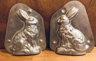 Vintage Darling Easter Bunny Rabbit Chocolate Mold Eggs Decoration Collectible