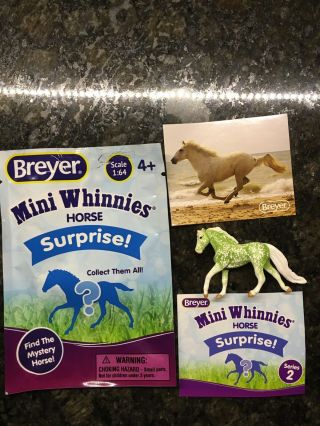 Breyer Mini Whinnies Horse Surprise.  Series 2.  Emerald.
