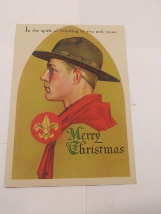 Boy Scout Christmas Card,  1940 