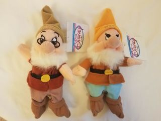 The Disney Store Seven Dwarfs Plush Mini Bean Bags - Set of 7 Dwarfs With Tags 3