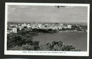 Australia Vintage Photo Postcard View From King 