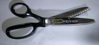Wiss Pinking Shears Cb - 7 - Lh Sewing Scissors 7.  5 " L Black Handle