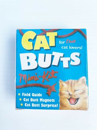 Cat Butts Refrigerator Magnet Set Of 6 With Field Guide