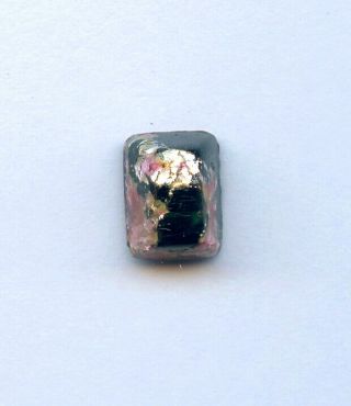Awesome Rectangle Leo Popper Button - - Vibrant Colors - - Pink - - Silver - - 7/16 " X 5/16 "