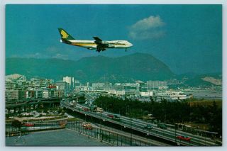 Postcard Hong Kong Kai Tak Airport Kowloon City 2