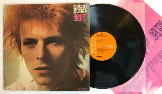 David Bowie - Space Oddity - 1972 Us Press Lsp - 4813 Vg,  Ultrasonic