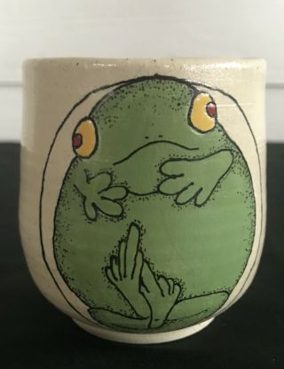 Weird Frog Embryo Ceramic Coffee Mug Tea Cup Pottery Glass