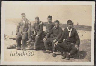 10 China Jiangsu Yangzhou 揚州 1939 Photo Servant Boys Of Japanese Army
