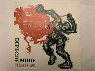 Depeche Mode Its Called A Heart France 7” Single With Poster Sleeve