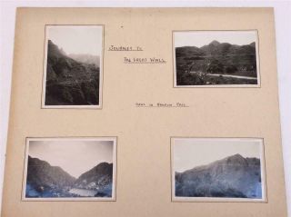 1930s Views In Nankow Pass Journey To Great Wall 4 X Photographs Images - China
