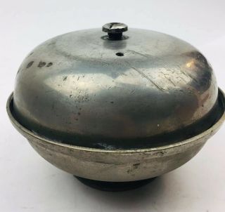 Vintage Industrial Bell 6” Diameter Loud Old School Warehouse Firehouse Steel