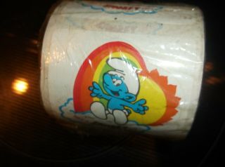 Vintage 1983 Peyo Smurf Stickers “ Here 