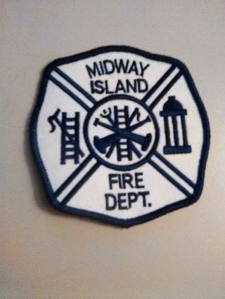 Us Navy Midway Island Fire Patch