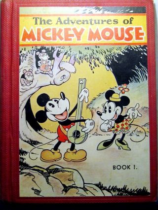 1931 Mckay Hardcover The Adventures Of Mickey Mouse Book 1