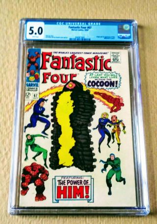 Fantastic Four 67 Cgc 5.  0 1st Appearance Of Adam Warlock Key Silver Age Issue
