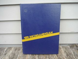 Vintage 1979 University Of Michigan Michiganensian College Yearbook
