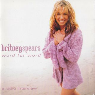 Britney Spears Word For Word A Radio Interview Promo 2 Cd Set - Rare Vintage
