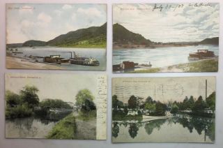 4 Different Vintage 1907 - 08 Portsmouth,  Ohio Postcards 2