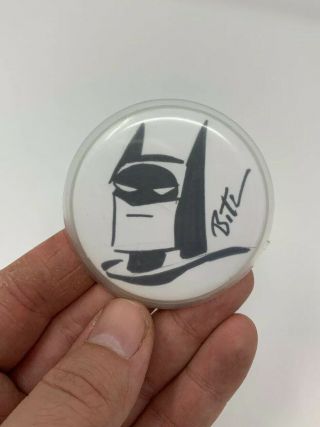 Bruce Timm Batman Art Pin Sdcc 2014 Animated Series Dc Comics Paul Dini