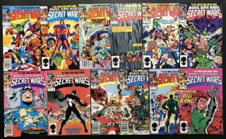 Marvel Heroes Secret Wars 1984 1 2 3 4 5 6 7 8 9 10 11 12 Vf/nm (9.  0) Set