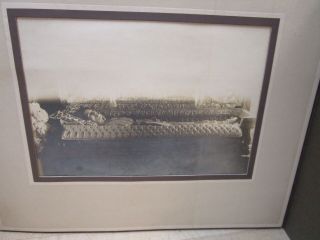 Antique Victorian Post Mortem Death Photograph Casket Woman