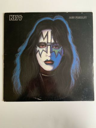 Kiss Ace Frehley 1978 Solo Vinyl 33 Album Lp 12 " Inserts/ Poster