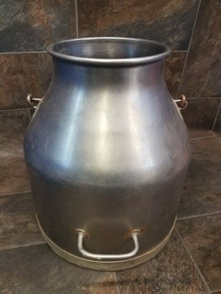 Vtg Stainless Steel Delaval Milk Can Bucket 5 Gallon Pail Farm Dairy 2