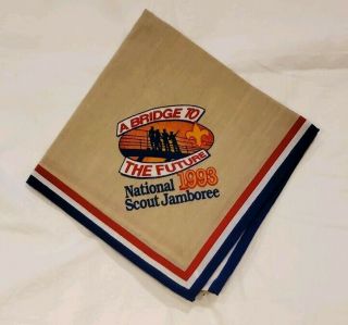 1993 National Boy Scout Jamboree Official Neckerchief Bsa Boy Scouts