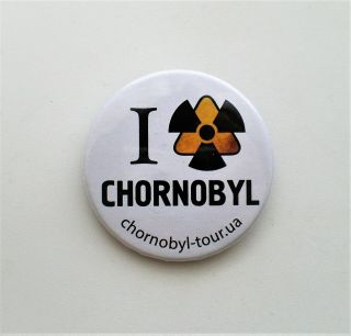 Chernobyl Radiation Pollution Nuclear Power Plant Ukraine Disaster Pc Pin Badge