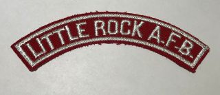 Little Rock Air Force Base A.  F.  B.  Red And White Strip Mbs Rws Bc3