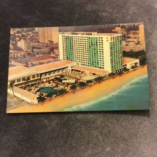 Vintage Postcard - Carillon Hotel - Miami Beach -