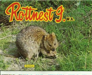 Australia Postcard View Folder - Rottnest Island,  Western Australia