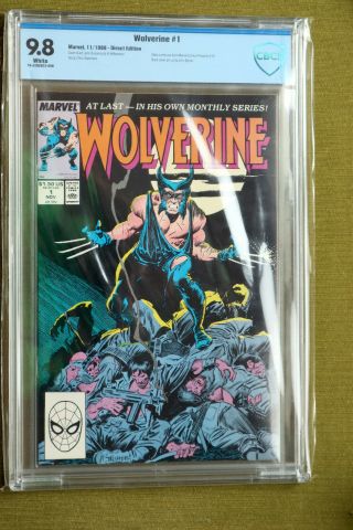 Wolverine 1 (vol 2) - - 1988 - - 1st Patch - - Cbcs 9.  8 Nm/mt/wht [19 - 32858c2 - 006]