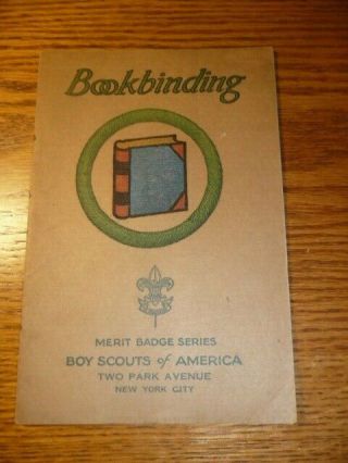 Boy Scout Merit Badge Tan Cover,  Bookbinding,  Scouting,  Boyscouts,  Bsa,  Oa