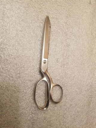 Vtg Wiss Scissors 8.  5 " Model 128 Sewing Quilting Crafts Mid - Century