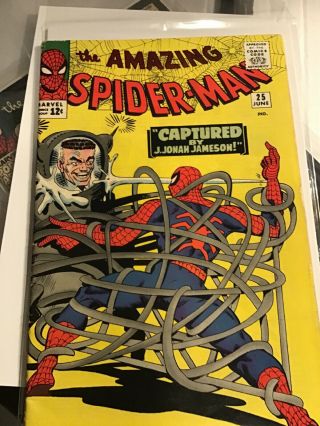 The Spider - Man 25 (1965,  Marvel) Fn Hot Issue 1st Cameo App.  Mary Jane