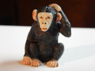 Yowie Us Chocolate Brand Collectible Figurine: Chimpanzee Figure Yowies Figurine