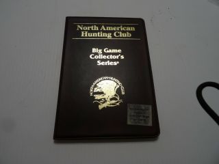 North American Hunting Club Big Game Collector 8 Medallions Deer,  Bear,  Moose,  Etc