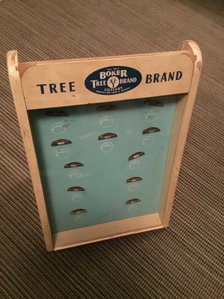 Vintage Tree Brand Boker Knife Countertop Display Case