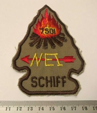 National Executive Institute 7501 Camp Schiff Vintage Twill Patch Boy Scouts Bsa